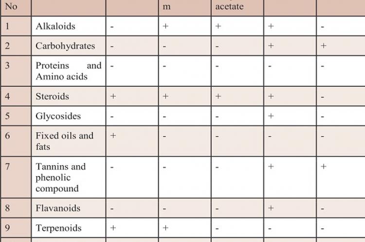 Phytochemical screening of various extracts of leaves of Stereospermum personatum (Hassk.) Chatterjee with a focus on GC-MS analysis of bioactive compounds in methanolic extract