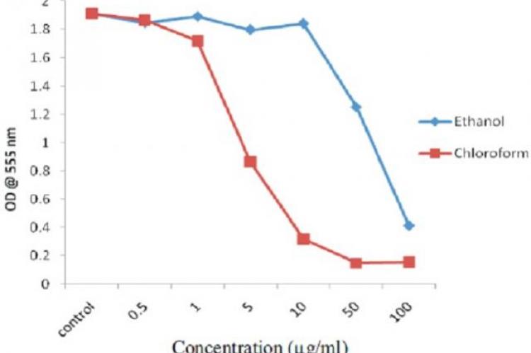 Effect of fruit extracts of Diospyros wallichii on HCT-116