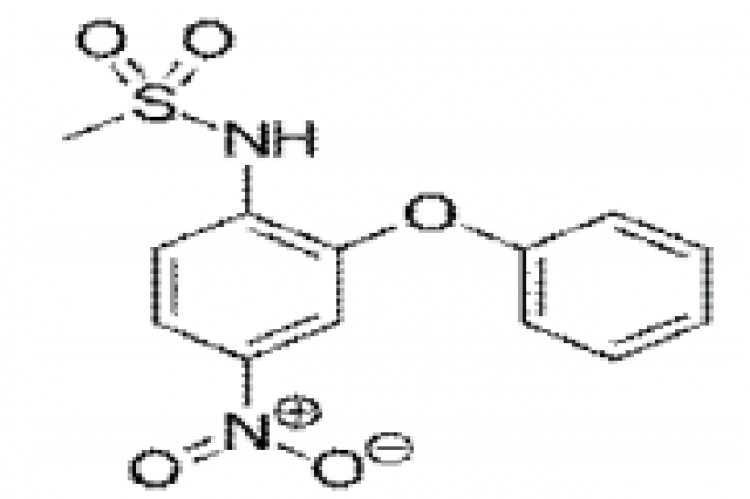 Structure of Nimesulide