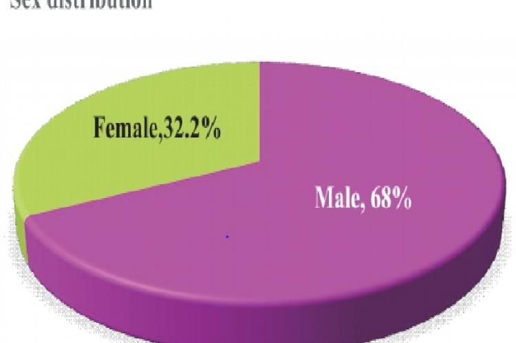 Dristribution Based on Sex