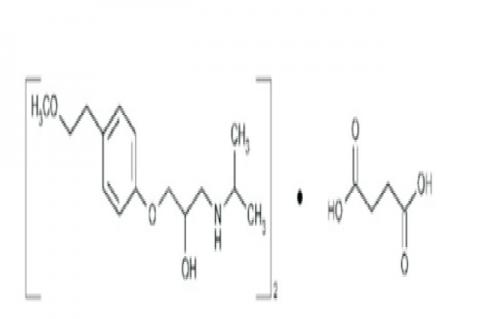 Structure of Metoprolol succinate